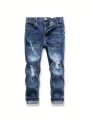 Boys' Ripped Jeans(Kid Size)