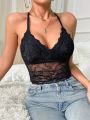 Women's Lace Trim Tank Top For All Seasons