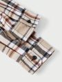 SHEIN Men Plaid Print Shirt