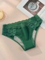 3pack Contrast Lace Panty Set