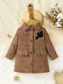 Baby Girls' Woolen Coat For Fall And Winter