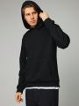 Men'S Letter Printed Hooded Sports Sweatshirt