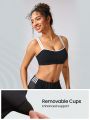 GLOWMODE FeatherFit™ Multi-Strap Sports Bra Light Support Low Impact Yoga