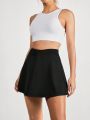 SHEIN VARSITIE Sports TENNIS Basic V Waist  With SKIRT