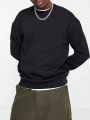 Men's Round Neck Long Sleeve Sports Sweatshirt With Letter Print