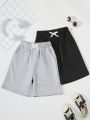 SHEIN Kids EVRYDAY Tween Boys Casual Street Fashion Multicolor Multi-Piece Sports Shorts