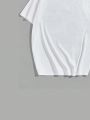 Teen Boys' Casual Short Sleeve T-shirt With Slogan Print