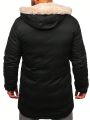 Men's Long Sleeve Hooded Padded Coat