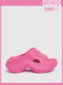 Cuccoo Everyday Collection Women'S Fashion Pink Thick Soled Slippers