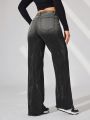 High Waist Wide Leg Jeans