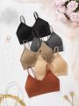 5pcs Solid Cami Bra