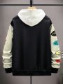 Manfinity Men's Letter Printed Jacket