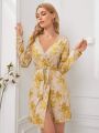 Women's Floral Printed Robe