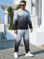 Manfinity Men Ombre Sweatshirt & Sweatpants