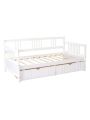 Merax Twin Size Daybed Wood Bed with Two Drawers