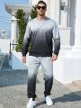 Manfinity Men Ombre Sweatshirt & Sweatpants