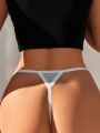 SHEIN 3pcs/Set Lace Thong Panties With Bow Decor