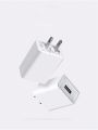 1pc Smartphone Charger Head With Us Standard Usb Plug