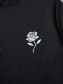 Teen Boys' 2pcs Floral Printed T-shirts