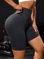 Yoga Basic Wide Waistband Sports Shorts