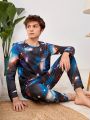 Teen Boys' Starry Sky Universe Pattern Homewear Set