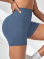 Wide Waistband Sports Shorts