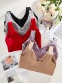 Plus Size 5pcs Seamless Bra