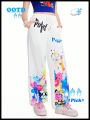 SHEINNeu Kidcore Dopamine Cartoon Graphic Casual Pants White Pants Concert Pants