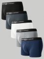 Men's Woven Waistband Boxer Briefs (5pcs/pack)