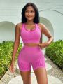 Daily&Casual Seamless Sports Bra And Cycling Shorts Sports Set