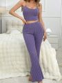 Women'S Ribbed Cami Sleepwear Set