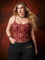 Game of Thrones X SHEIN Plus Size Allover Print Camisole Top