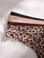 5pack Leopard Print No Show Panty