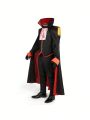 Spooktacular Creations Adult Black Headless Horseman Costume Set, includes Vest with Cape, Hood, Boot Covers, Gloves for Men