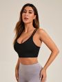 Yoga Basic Women's Strappy Sports Bra