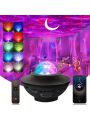 1PC Galaxy Projector Lights Starry Night Lights Moon Star Lights with Music Speaker, Color Changing Remote Control Party Lights for Kids Adults Boys Girls Kids Toys, Halloween Christmas Gifts Room Decoration