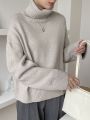 DAZY Drop Shoulder Turtle Neck Sweater