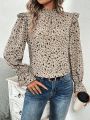 SHEIN VCAY Floral Lace Shirt