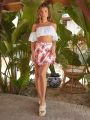 Latina Love Floral Print Skirt
