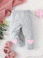 Baby Heart Print Sweatpants