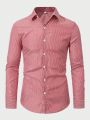 Manfinity Men's Striped Long Sleeve Shirt