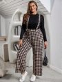 SHEIN Essnce Plus Size Women's Overalls