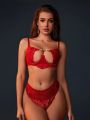 Women'S Sexy Hollow Out Lace Lingerie Set (Valentine'S Day Edition)