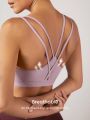 GLOWMODE FeatherFit™ Heart Centered Strappy Sports Bra Light Support