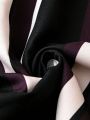 SHEIN LUNE Plus Size Women's Colorblock Long Blazer
