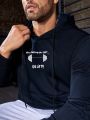 Men'S Kangaroo Pocket Hooded Sport Sweatshirt