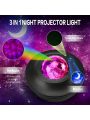 1PC Galaxy Projector Lights Starry Night Lights Moon Star Lights with Music Speaker, Color Changing Remote Control Party Lights for Kids Adults Boys Girls Kids Toys, Halloween Christmas Gifts Room Decoration