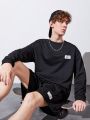 Teenagers (male) Chapter Details Tops And Shorts Two-piece Set