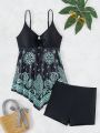 Women's Floral Print Bikini Set