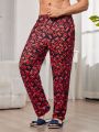 Men Allover Print Sleep Pants